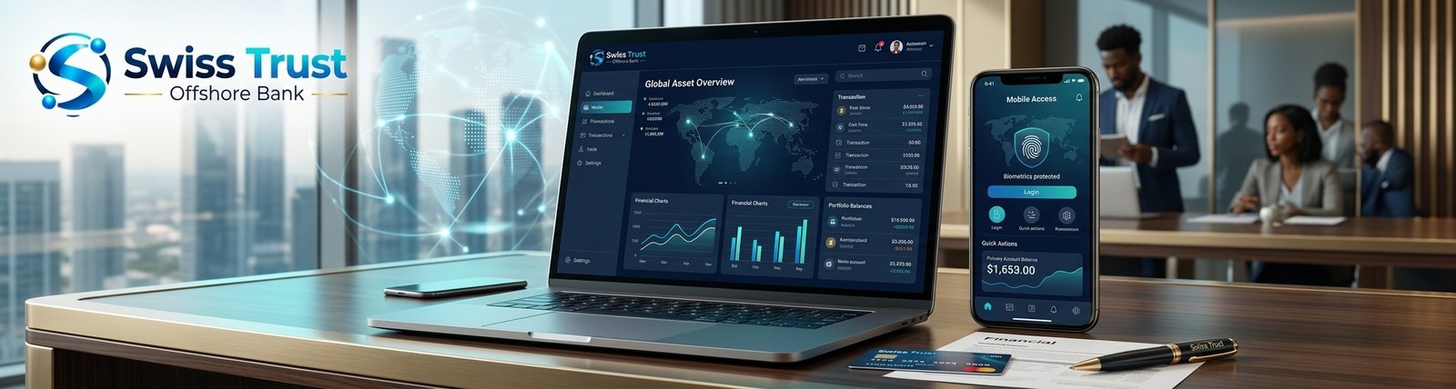 Digital Asset Overview & Mobile Banking with Swiss Trust